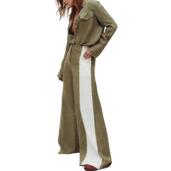 NEW TWP demie w combo pant in mil - Picture 4 of 4